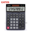 Dual Power Electronic Calculator 12 Digits OFF Key Design Office Use Digital Desktop Calculator